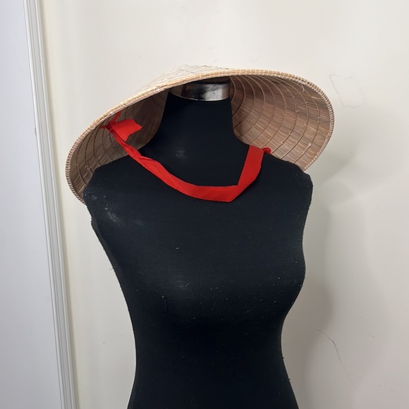 Bali Unique Rare Panda Straw Hat - Picture 3 of 15